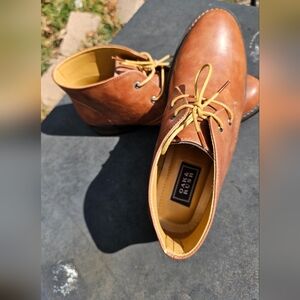 Tan Leather Dress Boots